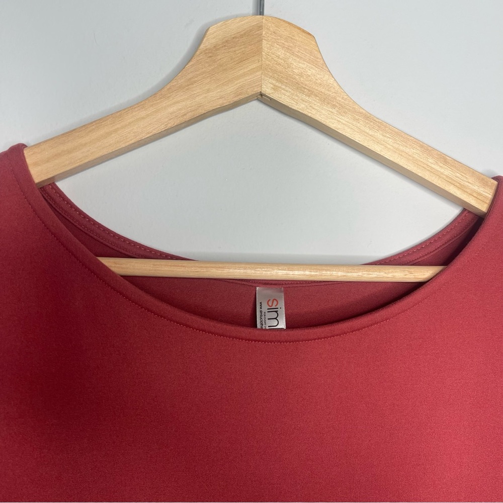 Simlu Babydoll 3/4 Sleeve Crew Neck Top (Large) - Picture 4 of 6